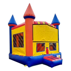 Blue & Orange Bounce Castle