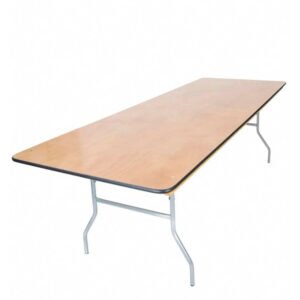 Rectangular Wood Table (6′)